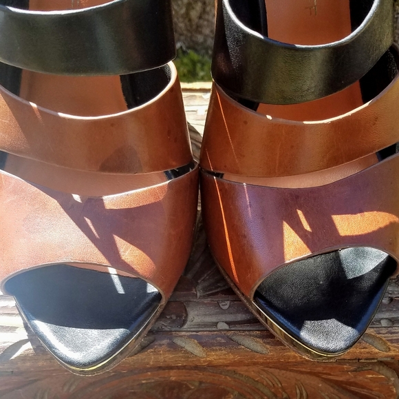 Rebecca Minkoff Mules Sandals 4" Stacked Heels - Picture 4 of 8